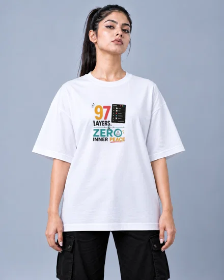 97 Layers printed T-shirt for men and women