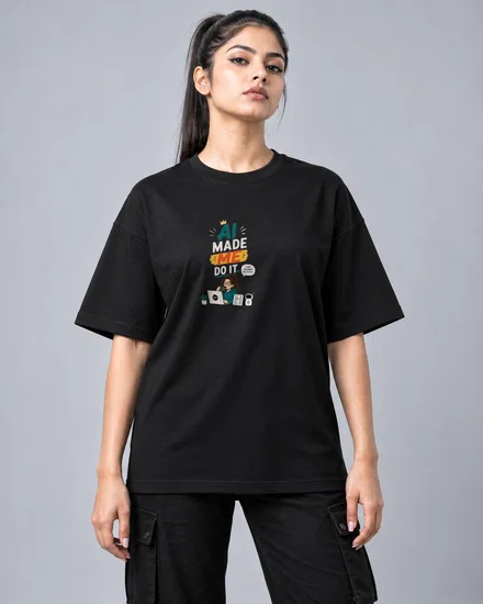 AI Made Me Do It printed T-shirt for men and women