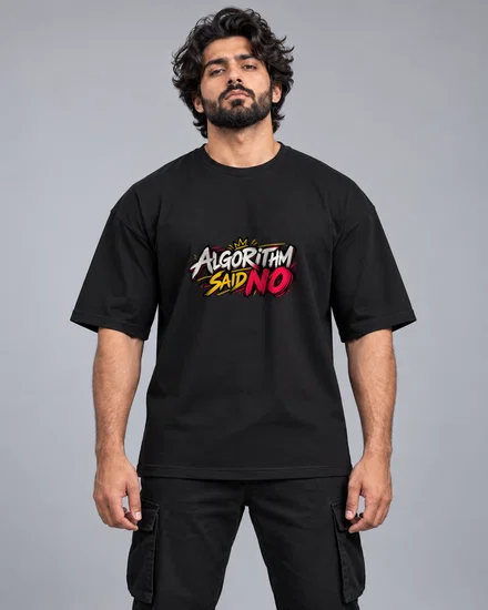 Algorithm Said No printed T-shirt for men and women