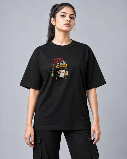 CTR is my love language printed T-shirt for men and women