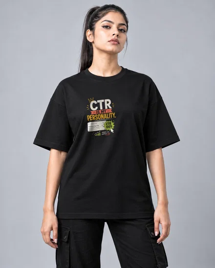 CTR Is My Personality printed T-shirt for men and women