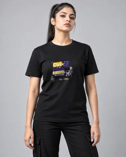 Ctrl + Z is my actual coping mechanism printed T-shirt for men and women