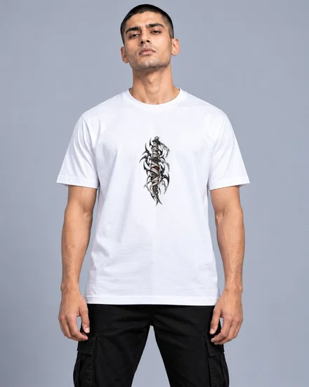Cursed Red-Eyed Wrapped Dagger printed T-shirt for men