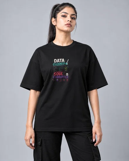 Data Cleaned. Soul Corrupted printed T-shirt for men and women