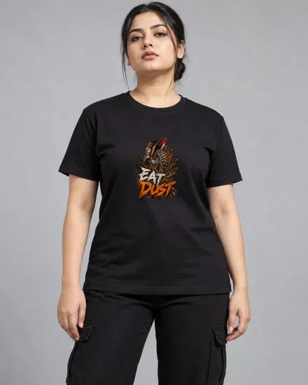 Eat Dust Dirt Bike printed T-shirt for men and women