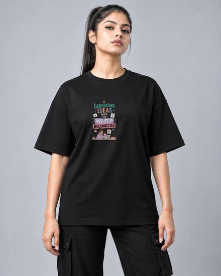 Generating Ideas Since the Wi-Fi Reconnected printed T-shirt for men and women