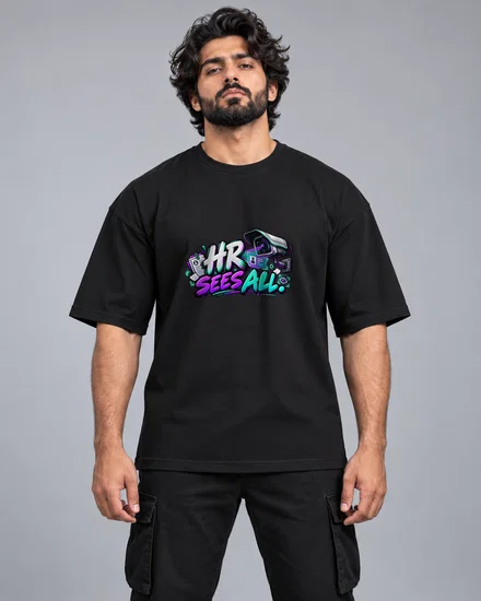 HR Sees All printed T-shirt for men and women