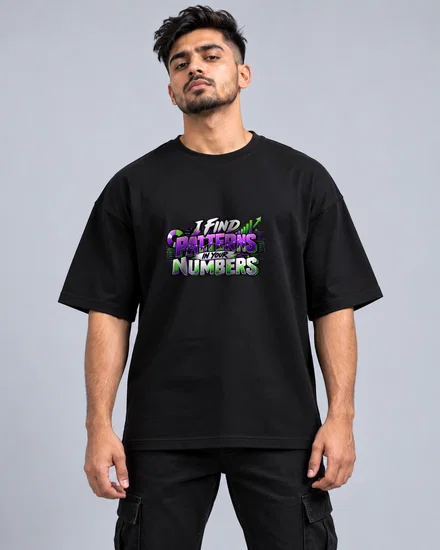 I Find Patterns In Your Numbers printed T-shirt for men and women