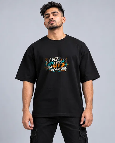 I See Cuts In Everything printed T-shirt for men and women