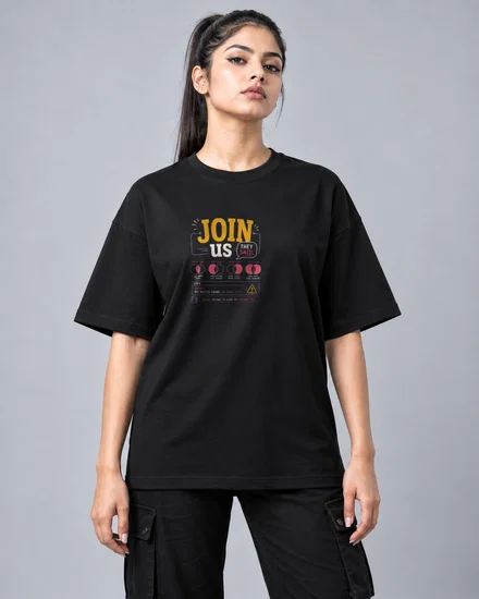 JOIN us they said printed T-shirt for men and women