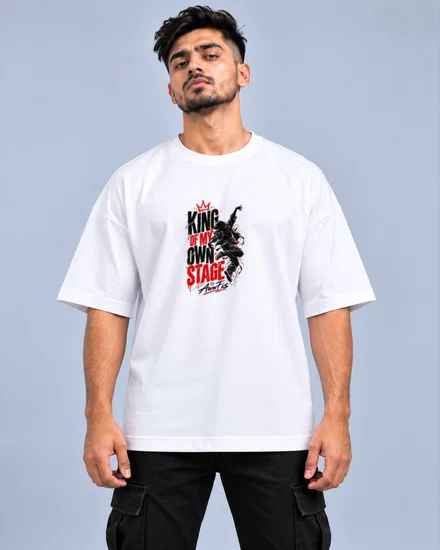 King Of My Own Stage printed T-shirt for men and women