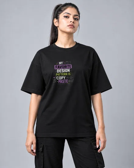 My Favorite Design Pattern Is Copy-Paste printed T-shirt for men and women