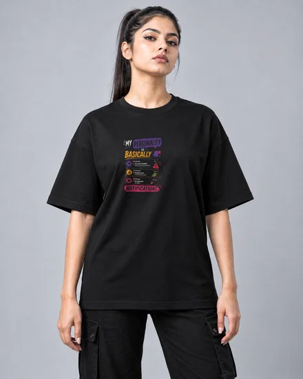 My personality is basically Ads Manager notifications printed T-shirt for men and women