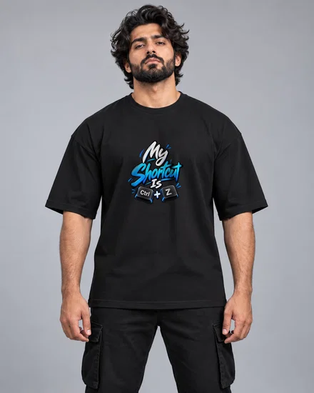 My Shortcut Is Ctrl Z printed T-shirt for men and women
