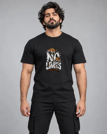 No Limits Tiger Claws printed T-shirt for men