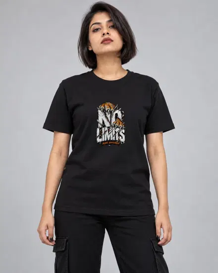 No Limits Tiger Claws printed T-shirt for men and women