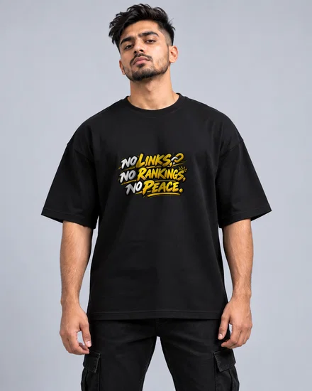 No Links, No Rankings, No Peace printed T-shirt for men and women