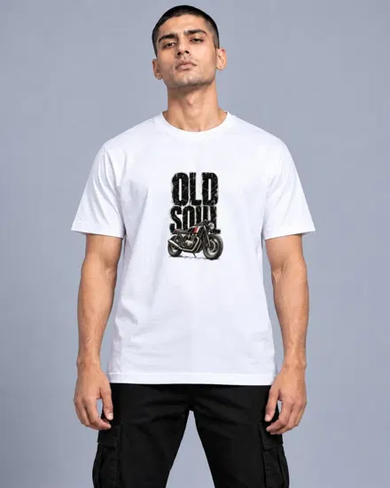 Old Soul Cafe Racer printed T-shirt for men