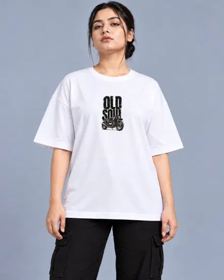 Old Soul Cafe Racer printed T-shirt for men and women