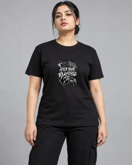 Pick Your Playstyle printed T-shirt for men and women