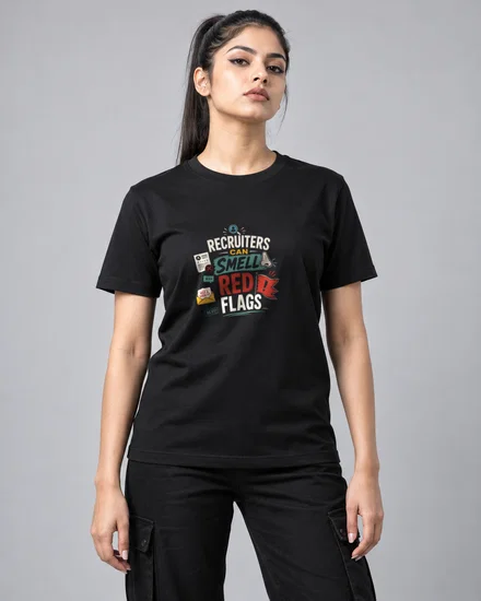 Recruiters Can Smell Red Flags printed T-shirt for men and women