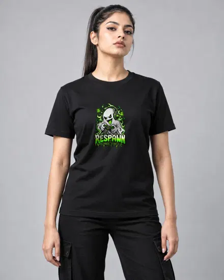 Respawn Gaming Ghost printed T-shirt for men and women