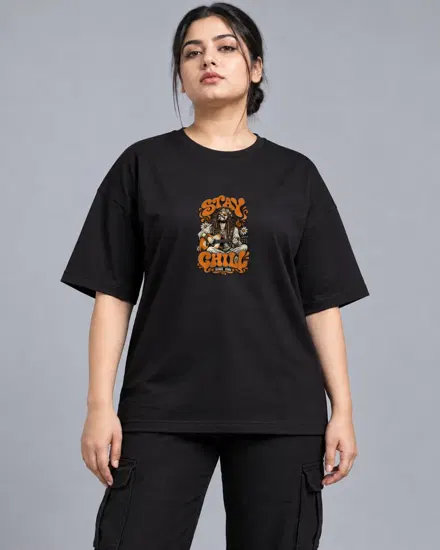 Stay Chill Guitar Sage printed T-shirt for men and women