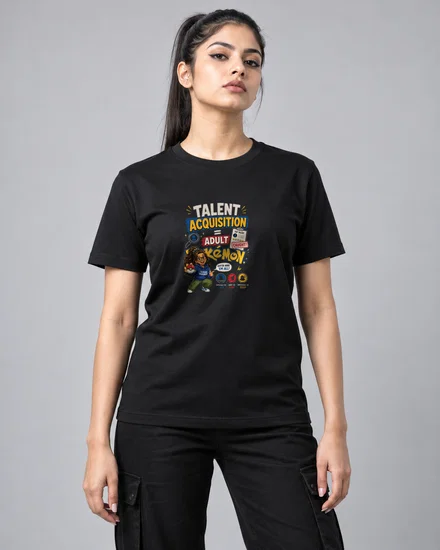 Talent Acquisition = Adult Pokémon printed T-shirt for men and women