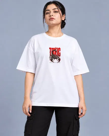 Toxic Scorpion printed T-shirt for men and women