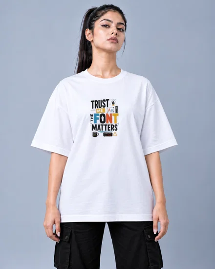 Trust me printed T-shirt for men and women